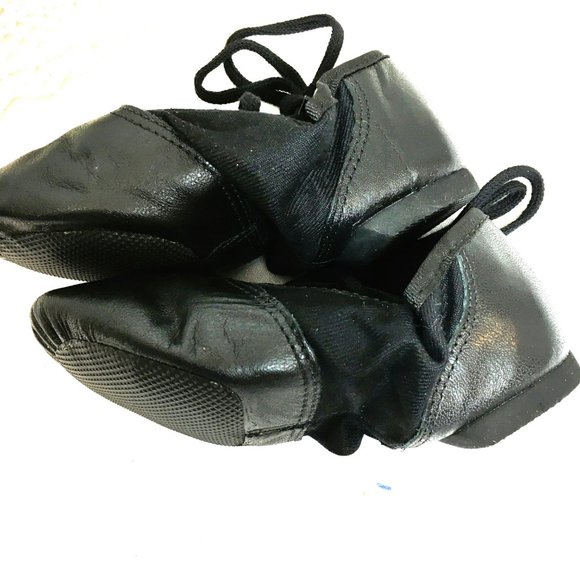 Capezio #358C Split Sole Black Jazz Shoe NWT - Picture 7 of 8